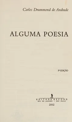 Alguma Poesia